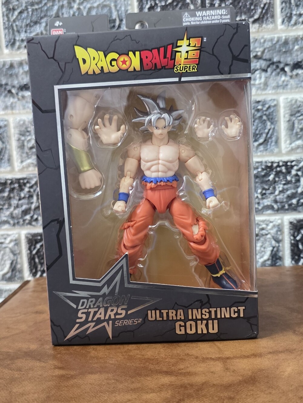 Dragon Ball Super Ultra Instinct Goku Action Figure - Orange & Silver